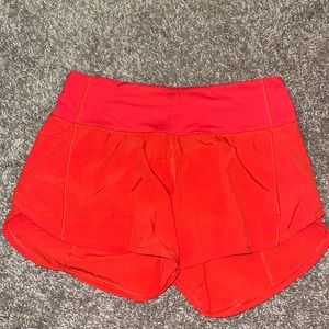 Speed up mid rise lululemon shorts